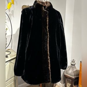 1960’s Sealane by Hillmore Faux Seal Fur Coat